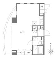 エムジー目黒駅前の間取り画像