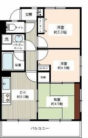 クリオ上大岡伍番館の間取り画像