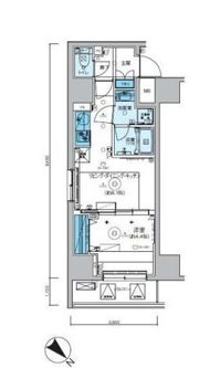 リヴシティ横濱関内弐番館の間取り画像