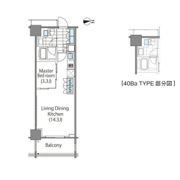 コンフォリア新宿イーストサイドタワーの間取り画像