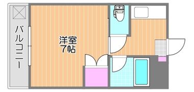 ラ・パルテール福富 弐番館の間取り画像