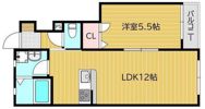 Calm福田の間取り画像