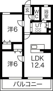 K-WESTの間取り画像