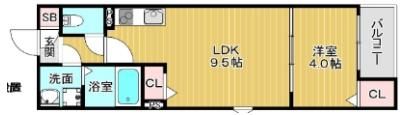 H and P 岸辺の間取り画像