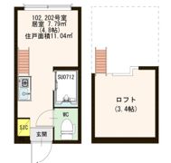ハーモニーテラス高円寺南Ⅱの間取り画像