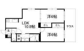 レピア西陣の間取り画像