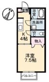 ジェネス長束の間取り画像