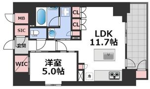 エステムプラザ南船場レジスタの間取り画像
