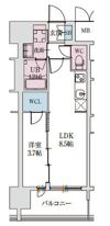 スプランディッドライズ新大阪ノースの間取り画像