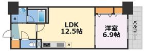 グランセジュール大国町の間取り画像