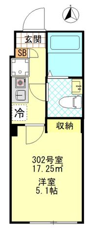 フィーカ板橋の間取り画像