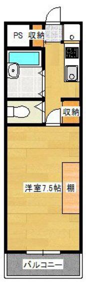アクラート学南の間取り画像