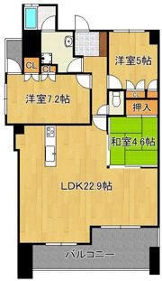 ポレスタータワー大手町リーモ 701号室の間取り画像