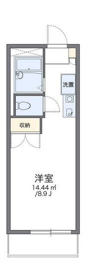 レオパレス中筋の間取り画像