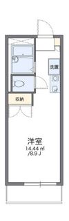 レオパレス中筋の間取り画像