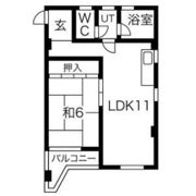 シャトル西野の間取り画像