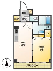 アムールペー豊島の間取り画像