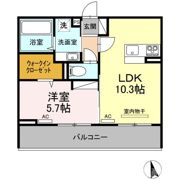 ドヌール・エスパース B棟の間取り画像