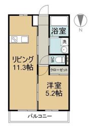 イデアーレ中庄Bの間取り画像