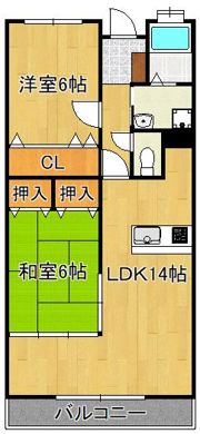 サンフレアー立屋敷の間取り画像