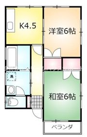 金子アパートの間取り画像