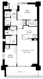 オーベル鷺沼マスターレジデンスの間取り画像