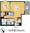 R-smart椥辻の間取り画像