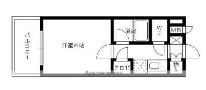 ダイアパレス徳島県庁前通りの間取り画像