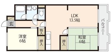 コーポ井口台の間取り画像