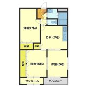ジャクソンハイムの間取り画像