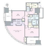 麻布台ヒルズレジデンスBの間取り画像