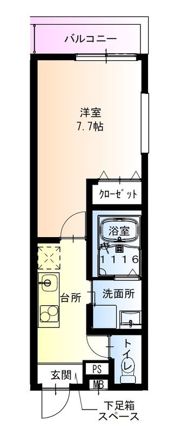 フジパレス三津屋南の間取り画像