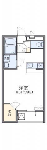 レオパレスドウージェームの間取り画像