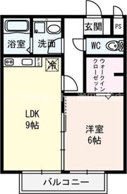 セジュールコウハナ A棟の間取り画像
