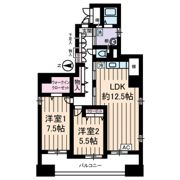 シャンテメゾン田仲の間取り画像