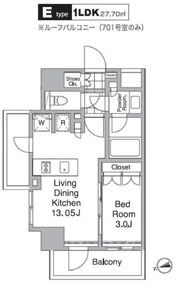レジディア目黒Ⅳの間取り画像