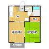 桂コーポ鈴木の間取り画像