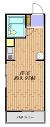 サンライズ市川 206号室の間取り画像