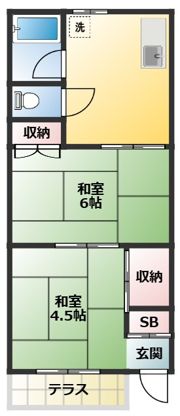 ハイム工藤の間取り画像