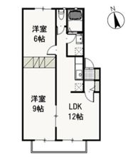あみん Aの間取り画像
