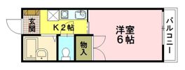 コーポ船越の間取り画像