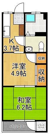 正建ハイツ力丸の間取り画像