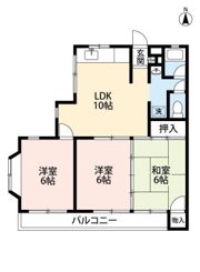 セザール田迎の間取り画像