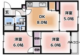 カルチェ・ダムールC棟の間取り画像