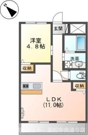フリージア木太の間取り画像