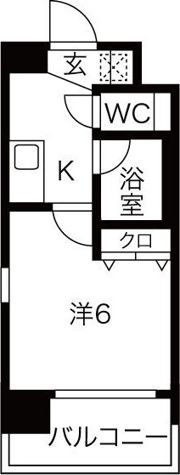 レオンコンフォート新梅田Ⅱの間取り画像