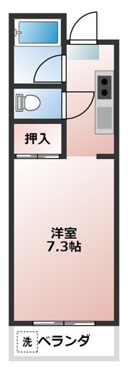 ウォンザハイムB棟の間取り画像