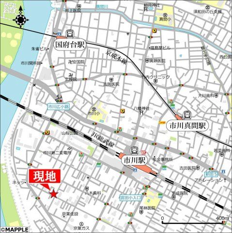 近くに施設あり