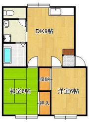 ヴィーヴル若宮の間取り画像