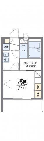 レオパレスルミエール07の間取り画像